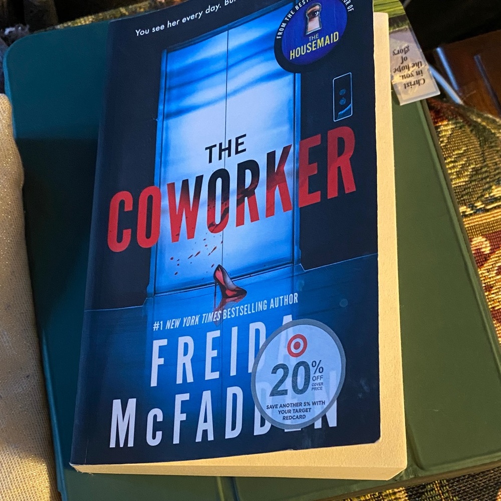 The Coworker by Freida McFadden - Blue Thriller Paperback